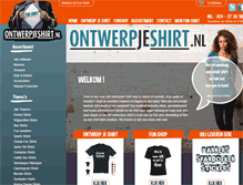 Tablet Screenshot of fun-shirt.nl